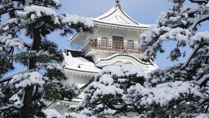北陸の城　前田の三城雪景色「富山城」＠富山市　令和三年（2021）1月30日