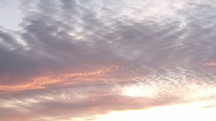 早朝の空模様♪