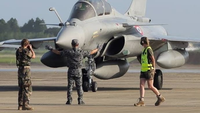忘れていたぁ…フランス航空宇宙年齢のラファール戦闘機が初来日してたぁ〜の巻