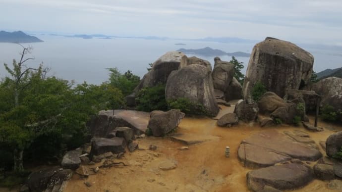 2023年8月土砂降りの雨の中での宮島弥山トレッキング(博打尾コース)