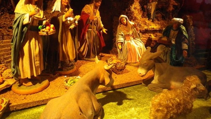 ショーウインドーに見るクリスマス＠ローマ