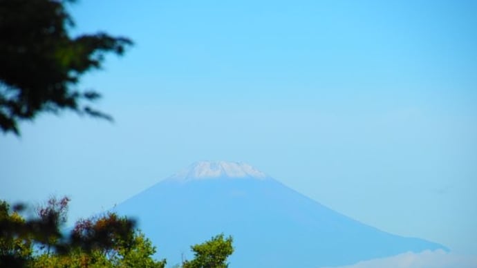 白露～初冠雪の富士