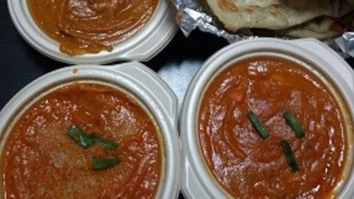 息子っち、中間テスト前日&久々のナン・カレー