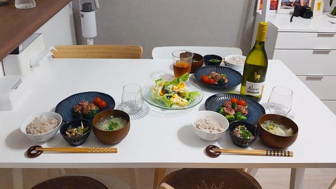 6月24日 砂肝とブロッコリーの塩コショウ炒め定食飲酒。