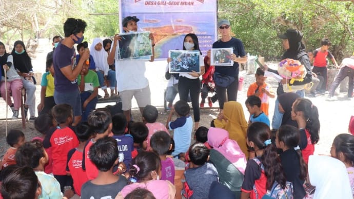 他団体と協働！ギリ・グデ島でクリーンアップ活動 in Lombok