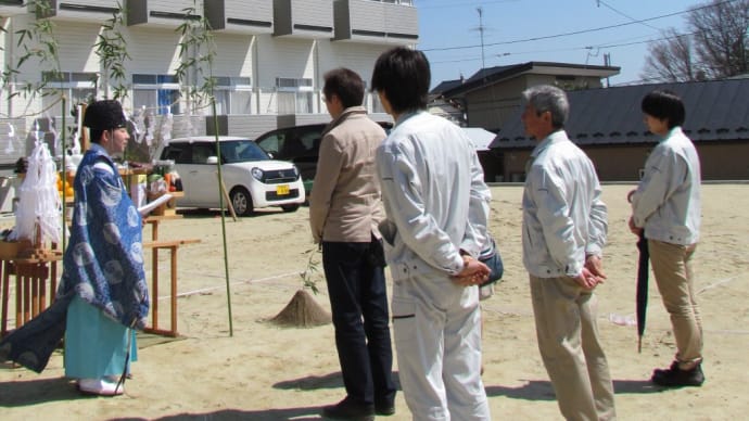 地鎮祭とお花見弁当