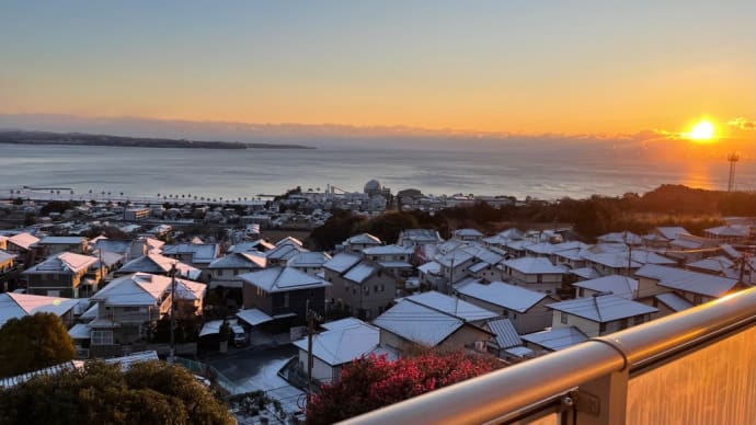 寒い朝