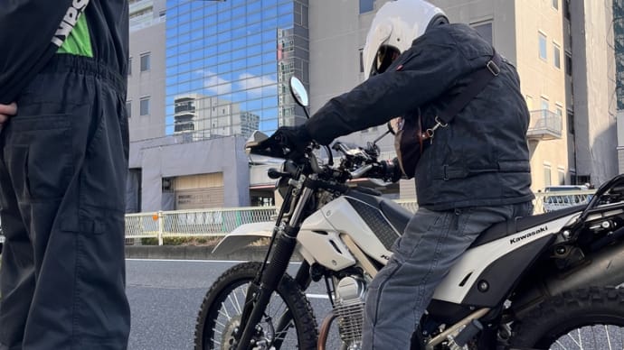 2025/01/25◆ふたたび林道へ!(*'▽')!「KLX230 SHERPA」納車ですっ