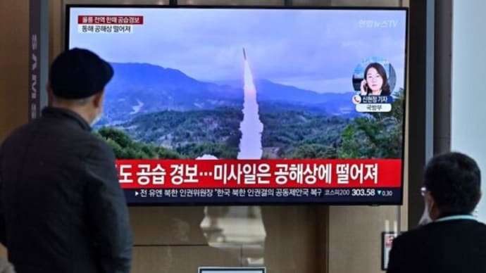 北朝鮮、短距離弾道ミサイルを日本海に向け発射