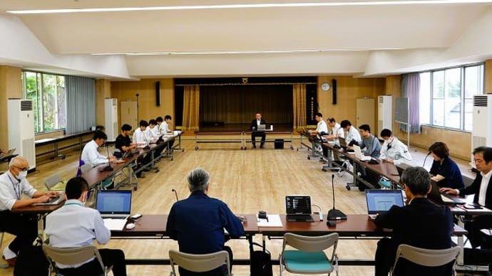 ゼロカーボン推進プロジェクト会議&上生坂上空からの風景