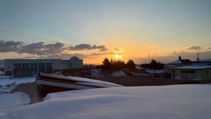 +気温で明けた北斗市