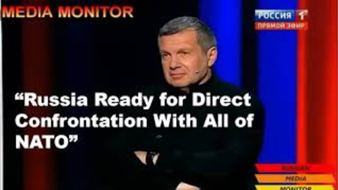 Russia Ready for Direct Confrontation With All of NATO, State TV Host Says.