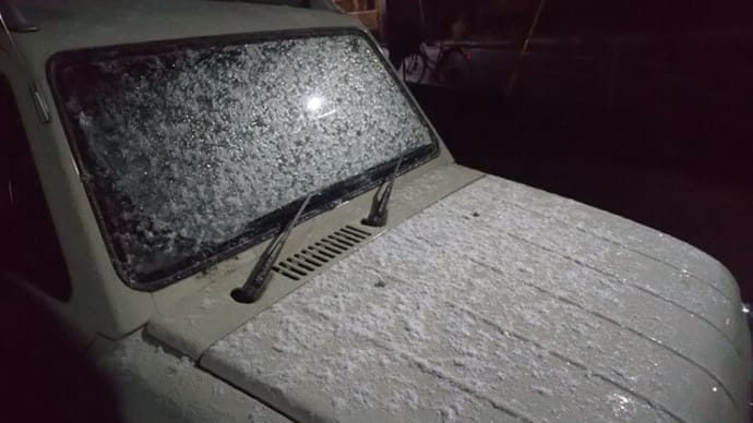隣の市は雪