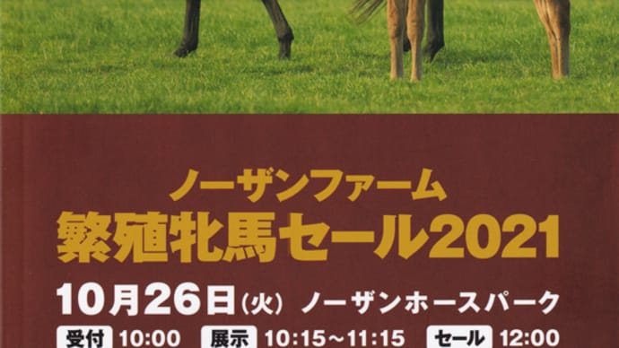 【ノーザンファーム繁殖牝馬セール2021(Northern Farm Broodmare Sale)】~結果概要(最高額馬写真・動画、インタビュー映像など)