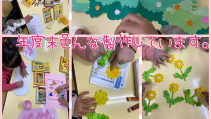 みんなで製作途中でした(^-^;