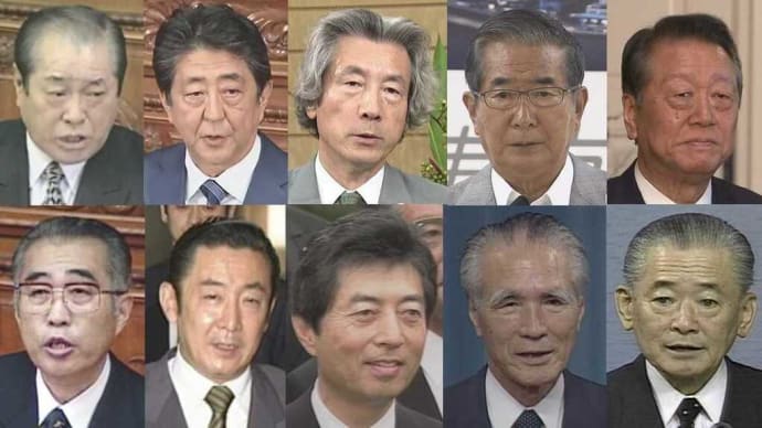 【考察】歴代首相と地価の相関関係