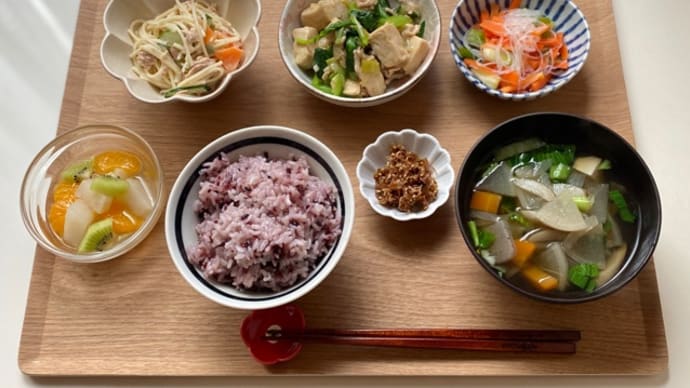 春はどこから 寒い日 助産院の昼ごはん
