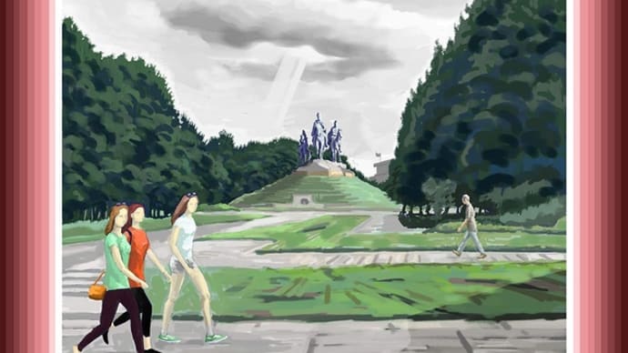 The park of Slavy ( referred to Google map) 5671／自由独立英雄騎馬像