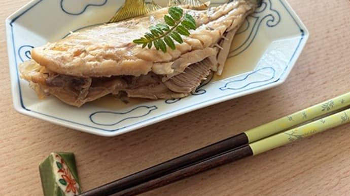 大きなカワハギの煮付けです