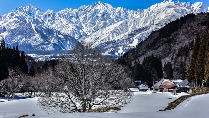 白馬村 青鬼集落から