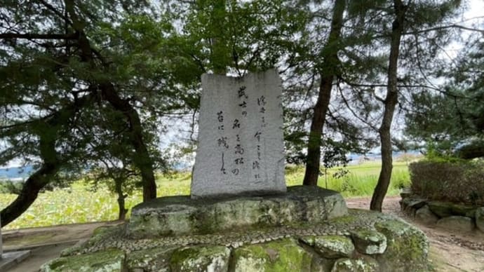 備中高松城に登ってきました