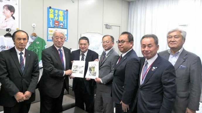 大町麻績インター千曲線整備促進期成同盟会中央要望&治水事業促進全国大会&要望活動&山清路の風景