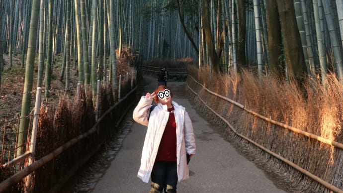 京都嵐山ご清遊の宿らんざん・夜の嵐山・早朝の嵐山