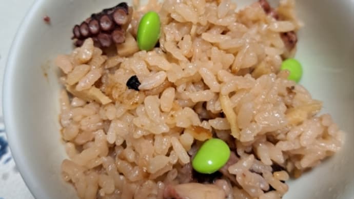 頂いた貴重なタコで!