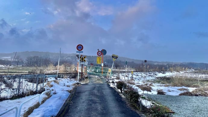口田沢踏切 西米沢ー成島