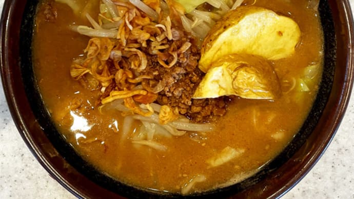 麺場 田所商店@岡山市「北海総味噌 野菜らーめん」