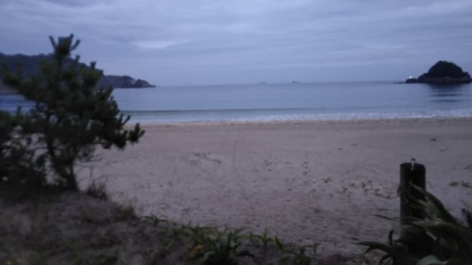 6月14日おはようございます。今日の海です。