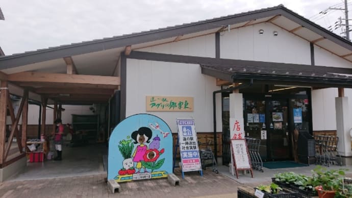 新幹線ビュー 道の駅アグリの郷栗東でランチ