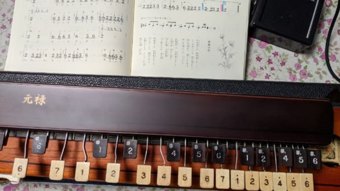 来週から大正琴のレッスンが始まります
