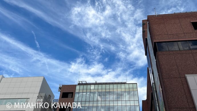 空は秋空に