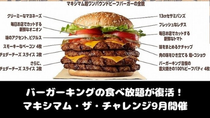【業務日誌】お仕事のバーガーキング食べ放題状態