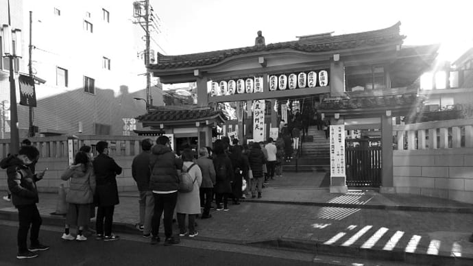 神楽坂・正月風景