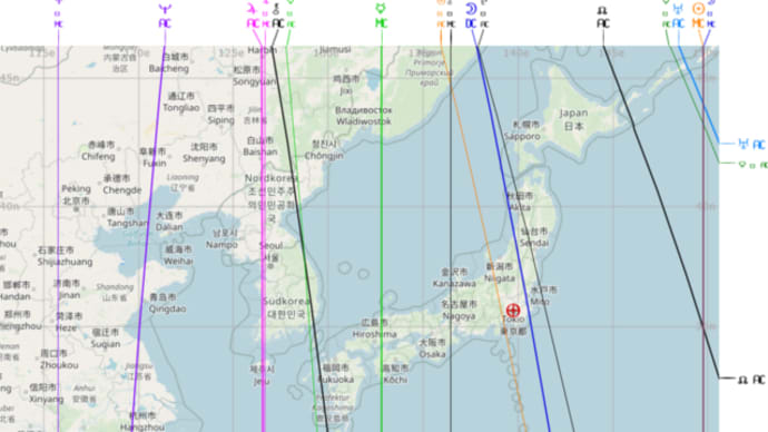 1月15日 天秤座下弦の地図