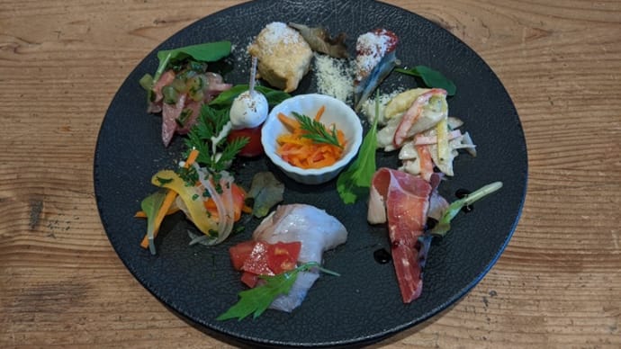 久しぶりにイタリアン料理をいただく