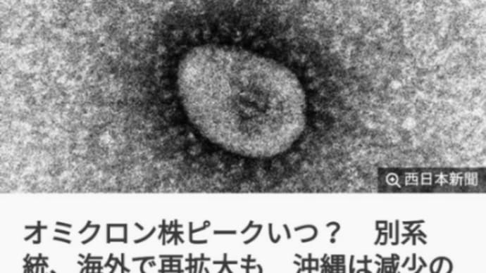 遅れ馳せながらオミクロン株感染拡大中！