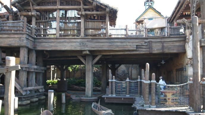 2月の東京ディズニーシー:蒸気船乗り場からヴェネツィアン・ゴンドラエリアへ PART1