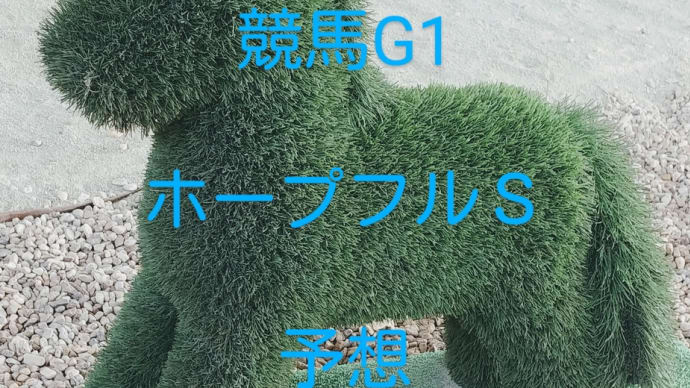 競馬G1 ホープフルS 最終予想と買い目