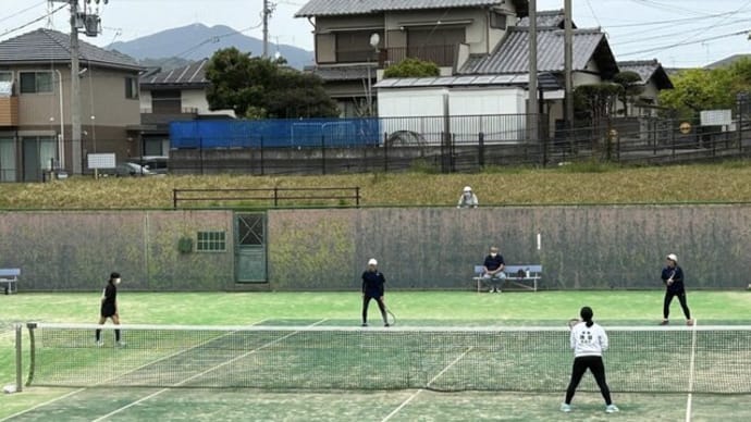 本日は第５４回静岡県中学生ソフトテニス選手権大会静岡支部予選大会
