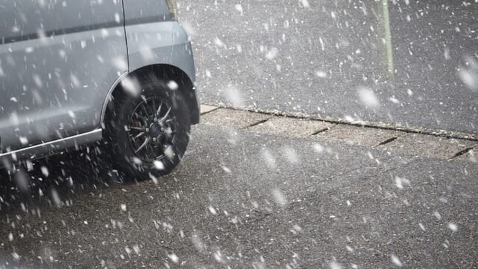 ときどき雪が真横に降る日曜日です。