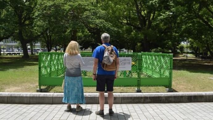 中区:(G7広島サミット出席首脳陣植樹)被爆ソメイヨシノ二世