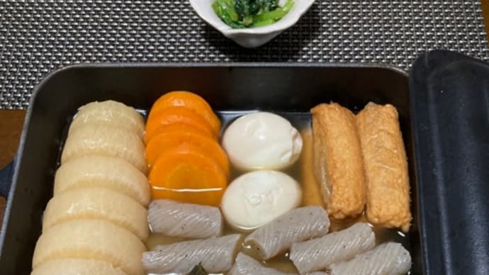 おでんを煮込みました!!