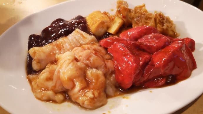 生ホルモンと勝手にレモンサワー:Mixホルモン食べ放題とレモンサワー飲み放題コース