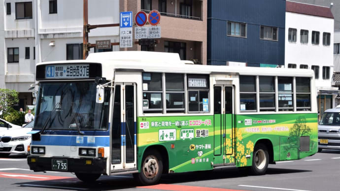 今日もがんばる宮崎交通のバス（２０２２年５月３１日）　