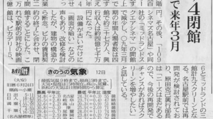 ピカデリー1〜4が閉館！