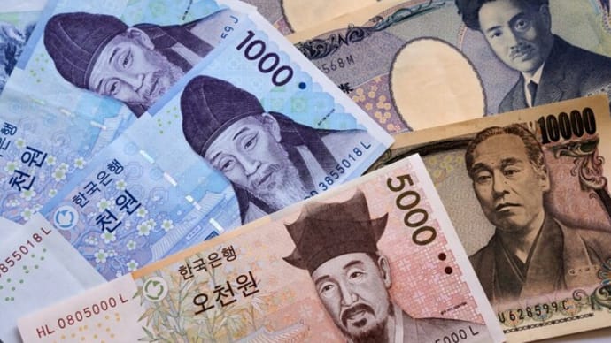 為替変動に適切な対応　日韓財務相会談
