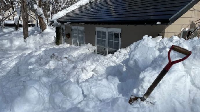 雪止み ようやく青空